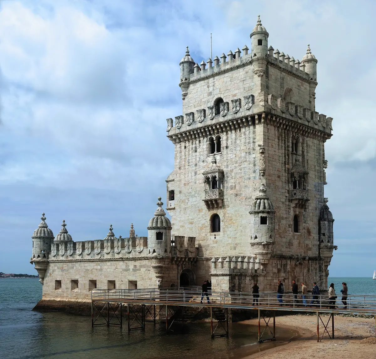 Belém Tower on the bank of the Tagus